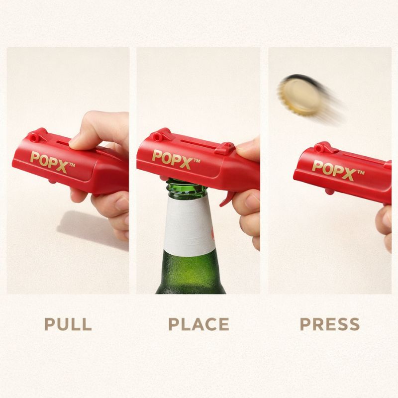 POPX™ | Bottle Cap Launcher Opener