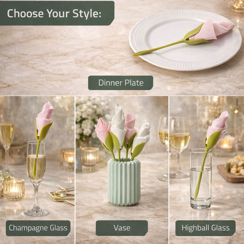 FLORIX™ Flower-Style Napkin Shapers