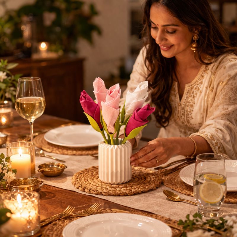 FLORIX™ Flower-Style Napkin Shapers