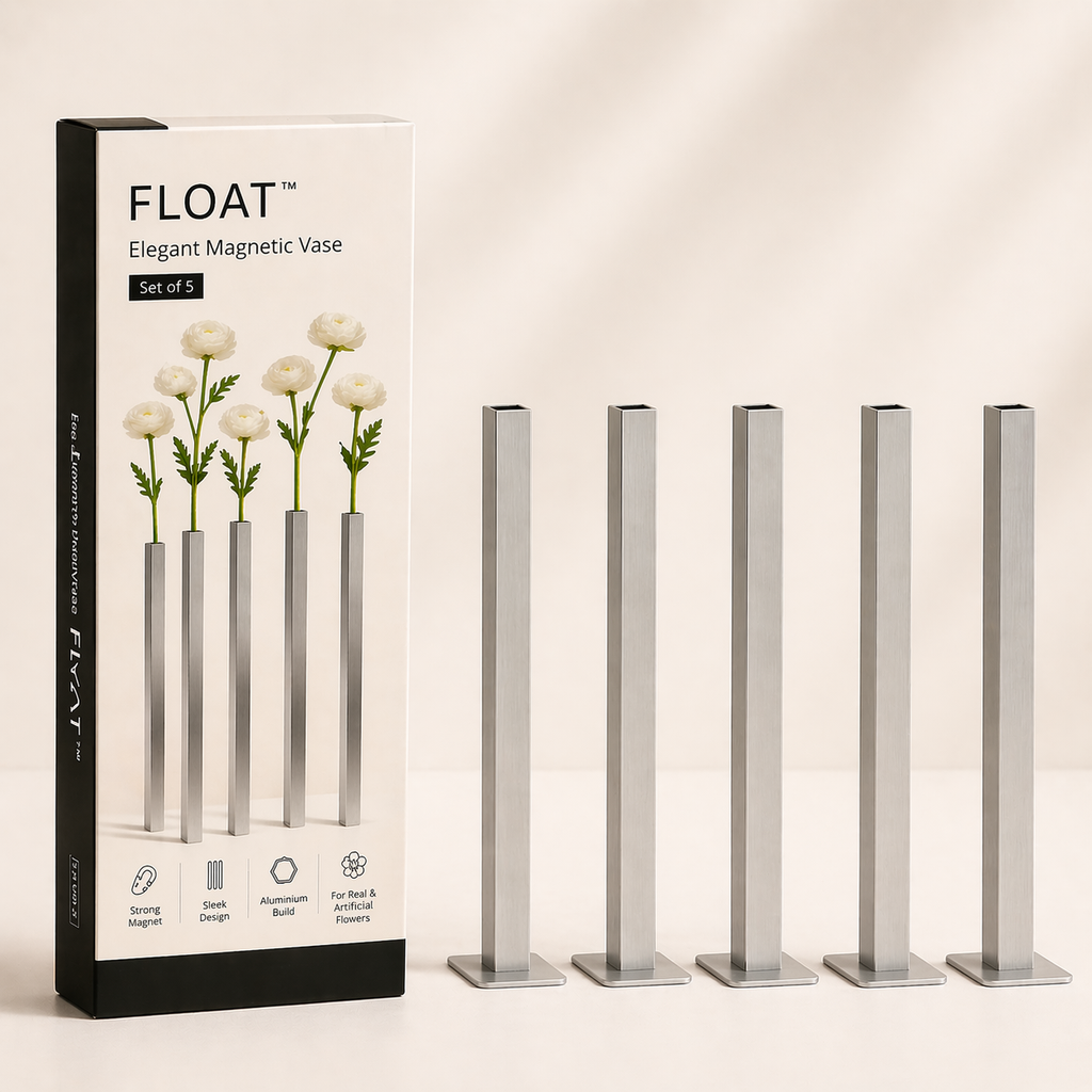 FLOAT™ | Elegant Magnetic Vase (Set of 5)