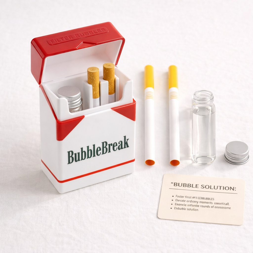 BubbleBreak™ Cigarrette-Pack Bubble Kit
