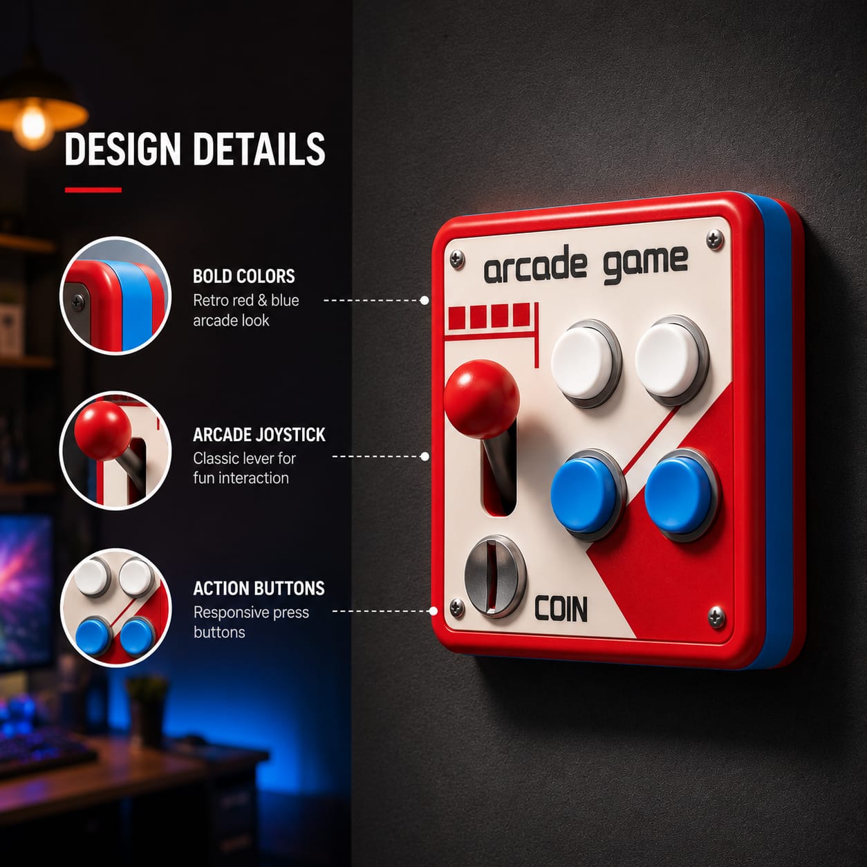 Arcadion Switch™ | Turn Every Light On Like A Gamer