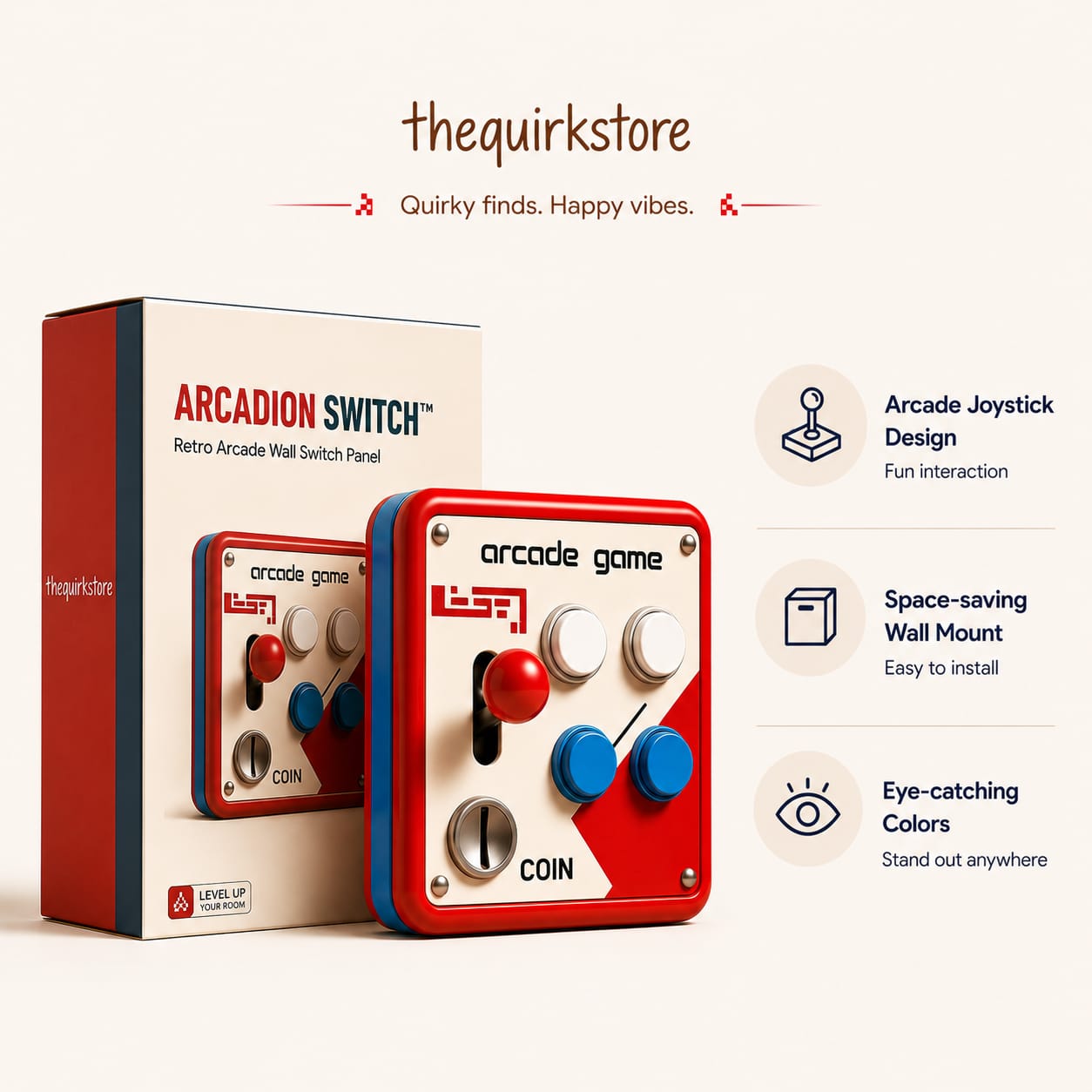 Arcadion Switch™ | Turn Every Light On Like A Gamer
