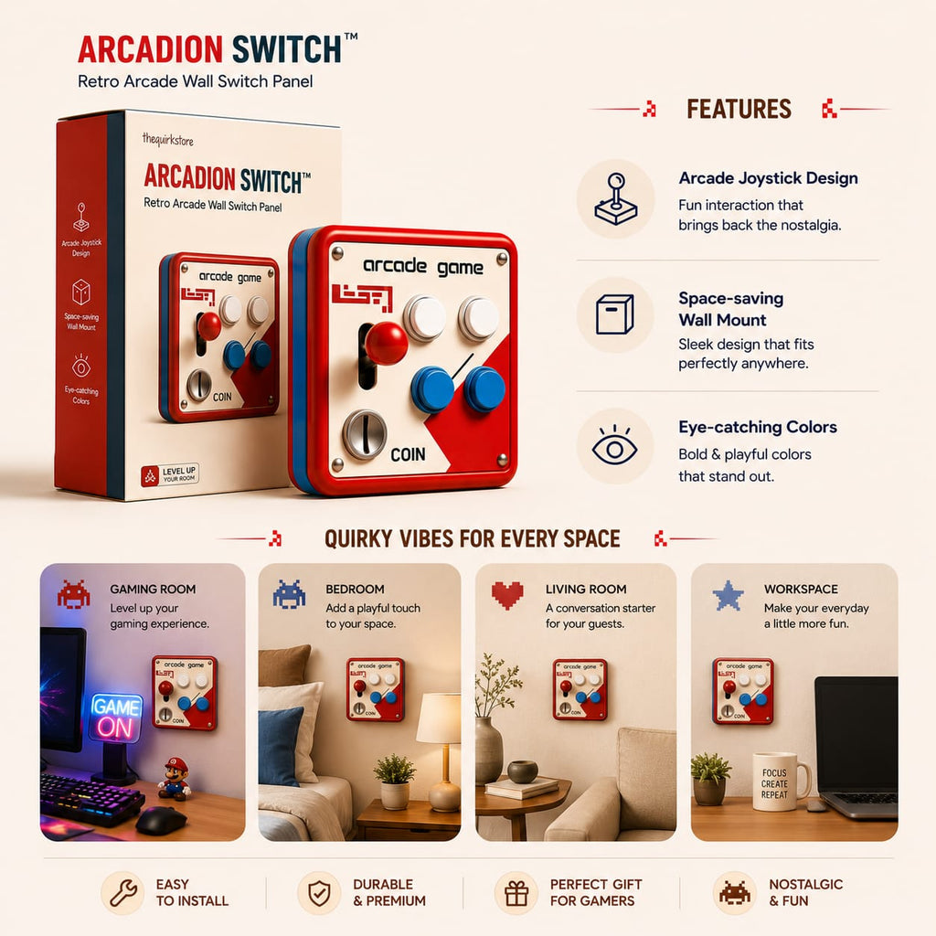 Arcadion Switch™ | Turn Every Light On Like A Gamer