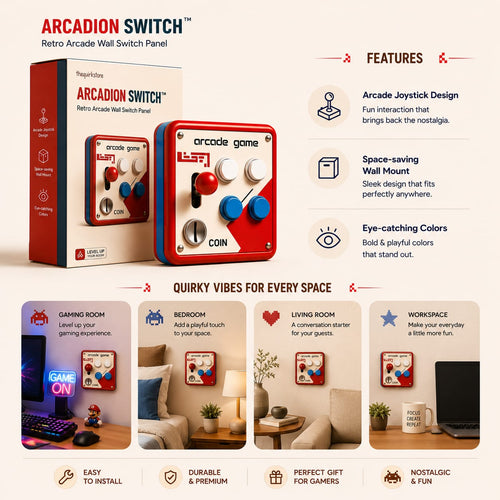 Arcadion Switch™ | Turn Every Light On Like A Gamer