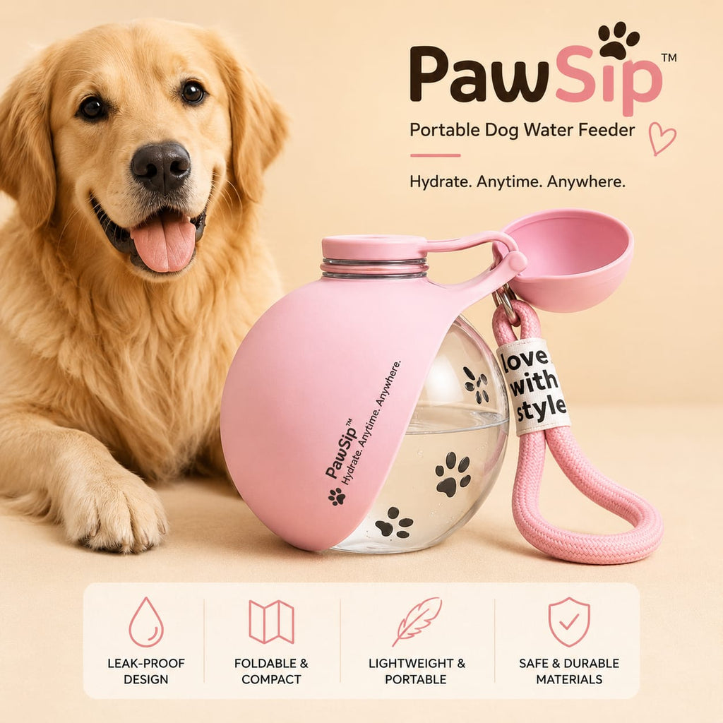 PawSip™ | Portable Pet Water Feeder