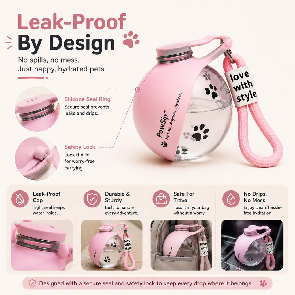 PawSip™ | Portable Pet Water Feeder