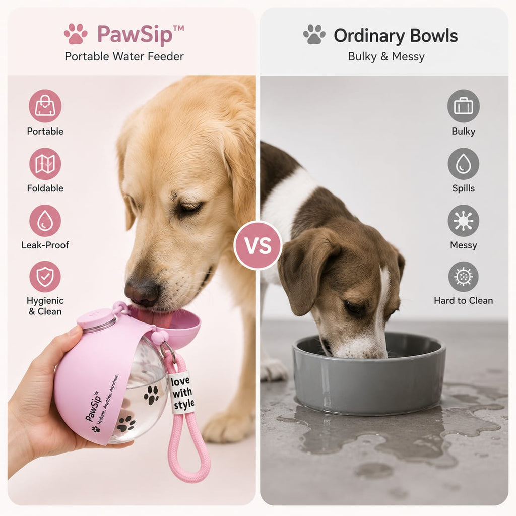 PawSip™ | Portable Pet Water Feeder