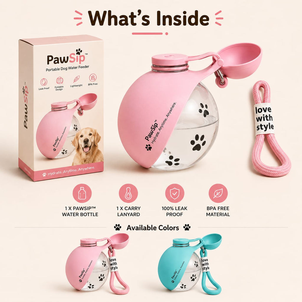 PawSip™ | Portable Pet Water Feeder